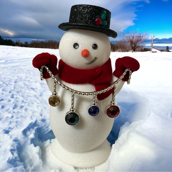 Snowman Ornament Nightlight BBW Wallflower Plug Home Fragrance NWT - Picture 7 of 7